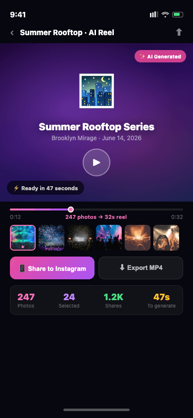 AI highlight reels